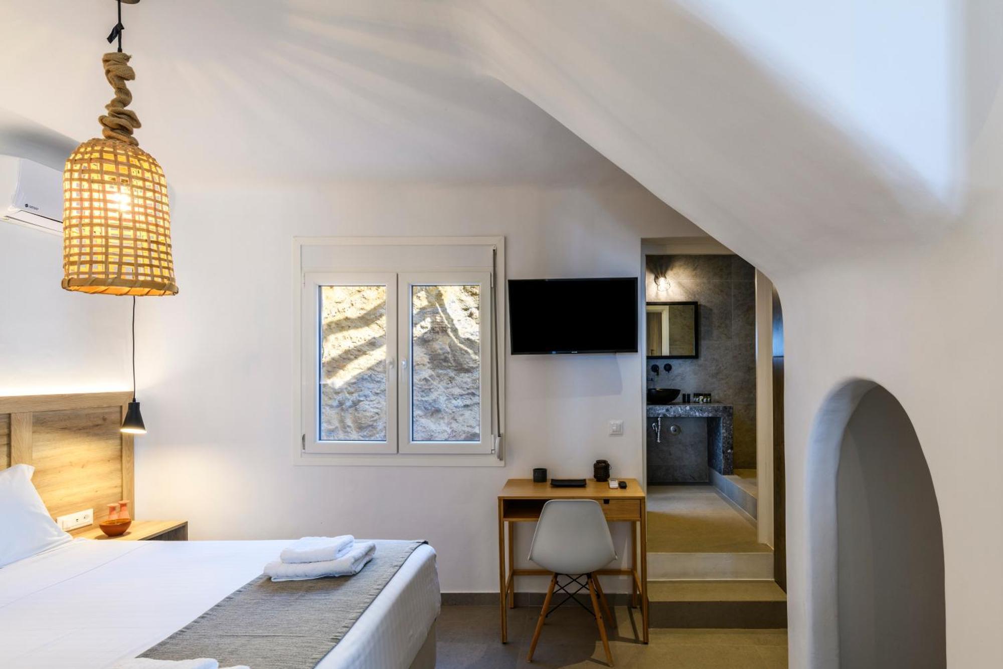 Sea Rock & Sky Private Mykonos Residence Merchia Beach Экстерьер фото