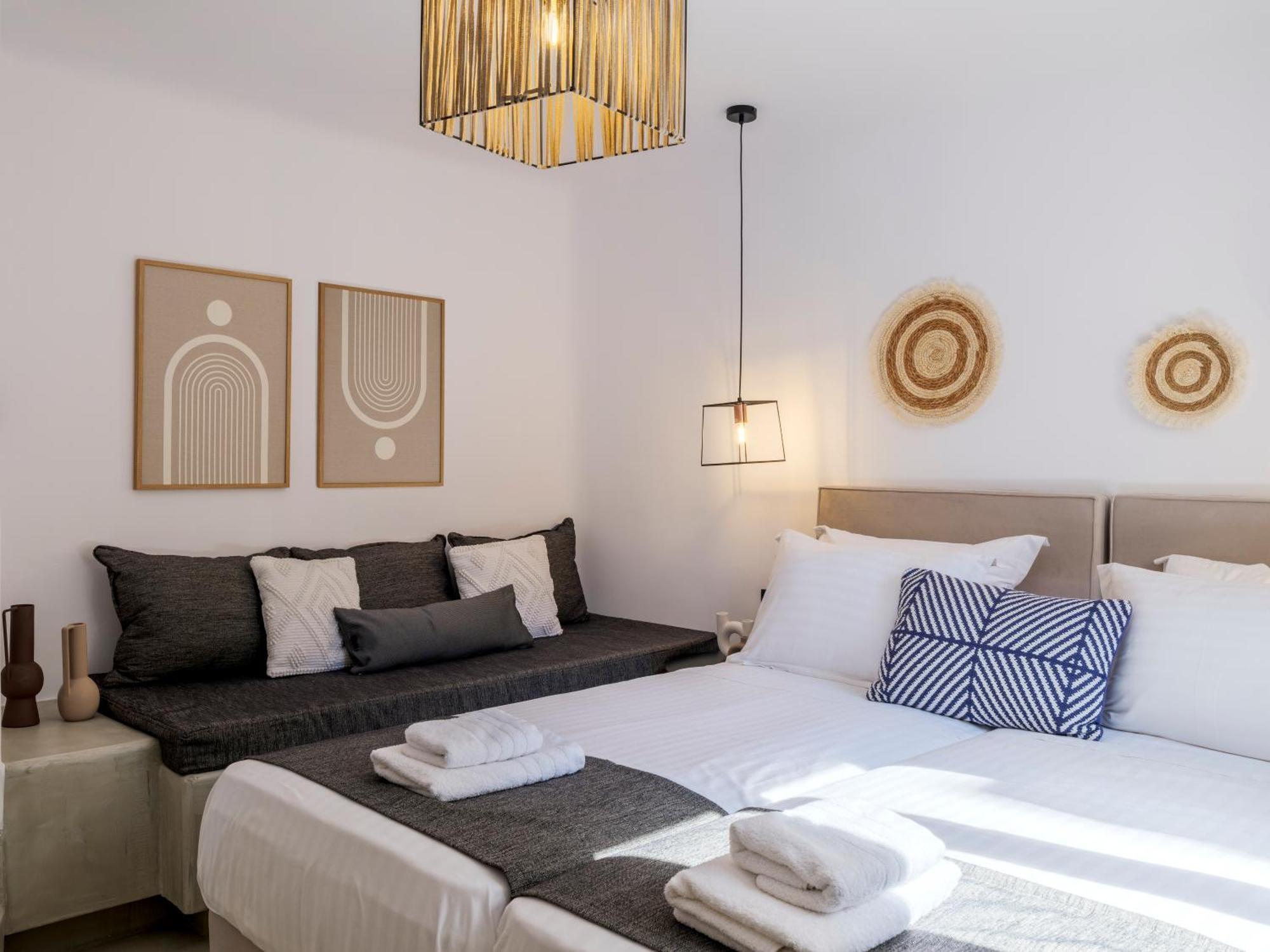 Sea Rock & Sky Private Mykonos Residence Merchia Beach Экстерьер фото