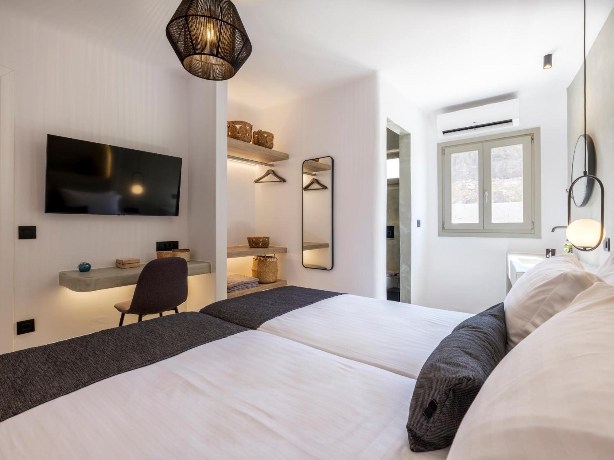 Sea Rock & Sky Private Mykonos Residence Merchia Beach Экстерьер фото