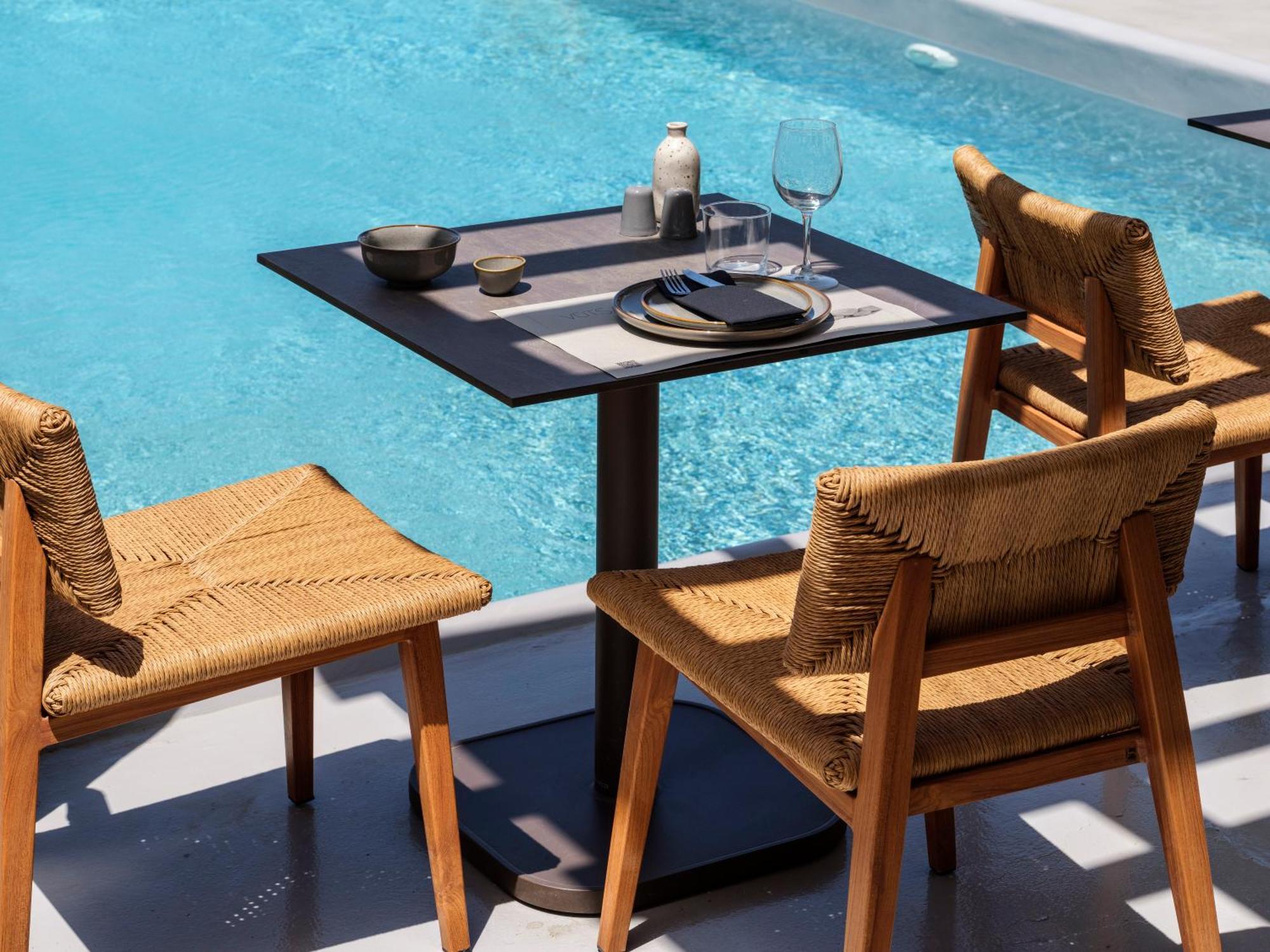 Sea Rock & Sky Private Mykonos Residence Merchia Beach Экстерьер фото